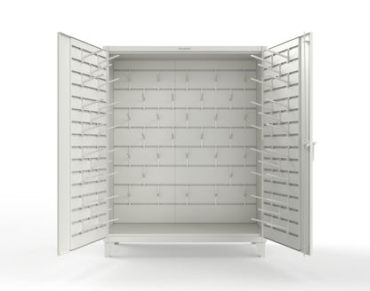 Extreme Duty 12 GA Rigging Cabinet with Hooks | 60 In. W x 24 In. D x 78 In. H - 56-BB-240W/Hooks-9003