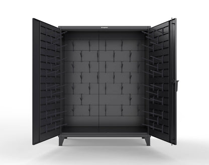 Extreme Duty 12 GA Rigging Cabinet with Hooks | 60 In. W x 24 In. D x 78 In. H - 56-BB-240W/Hooks-9005