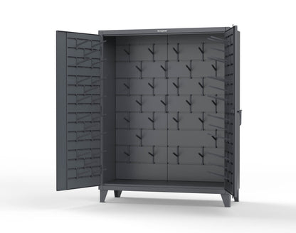 Extreme Duty 12 GA Rigging Cabinet with Hooks | 60 In. W x 24 In. D x 78 In. H - 56-BB-240W/Hooks-7024