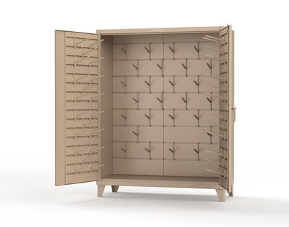 Extreme Duty 12 GA Rigging Cabinet with Hooks | 60 In. W x 24 In. D x 78 In. H - 56-BB-240W/Hooks-1019
