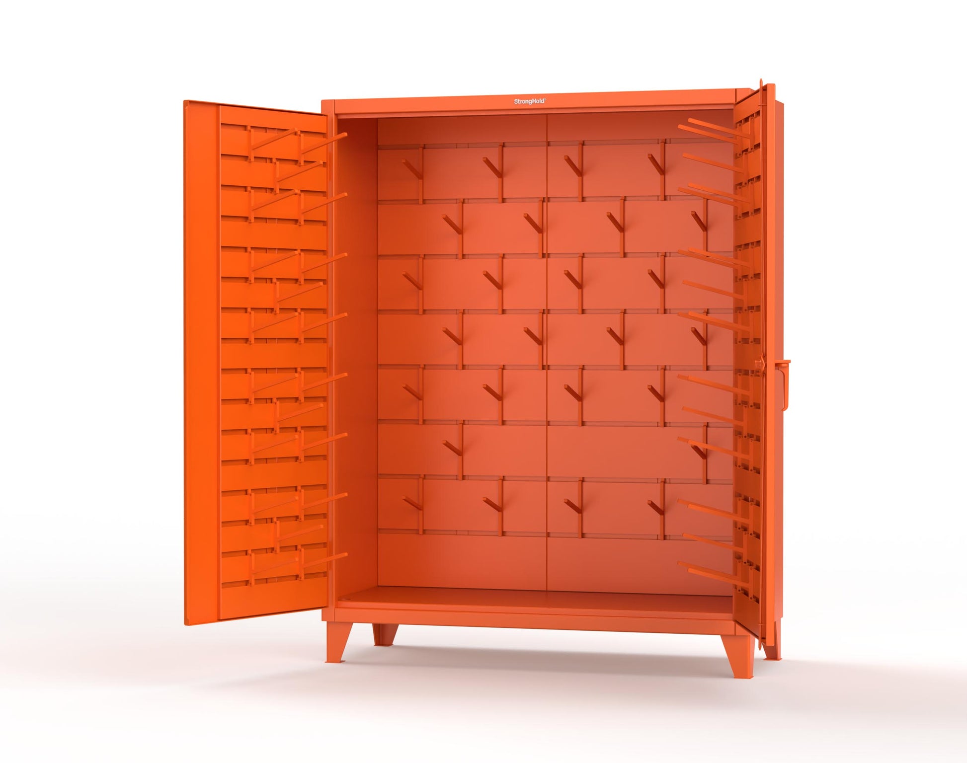 Extreme Duty 12 GA Rigging Cabinet with Hooks | 60 In. W x 24 In. D x 78 In. H - 56-BB-240W/Hooks-2009
