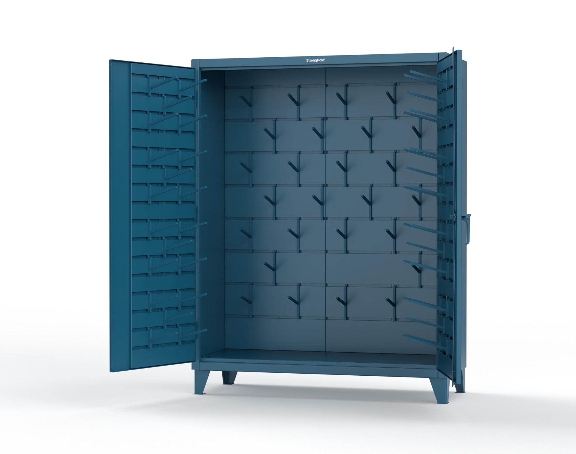 Extreme Duty 12 GA Rigging Cabinet with Hooks | 60 In. W x 24 In. D x 78 In. H - 56-BB-240W/Hooks-5001