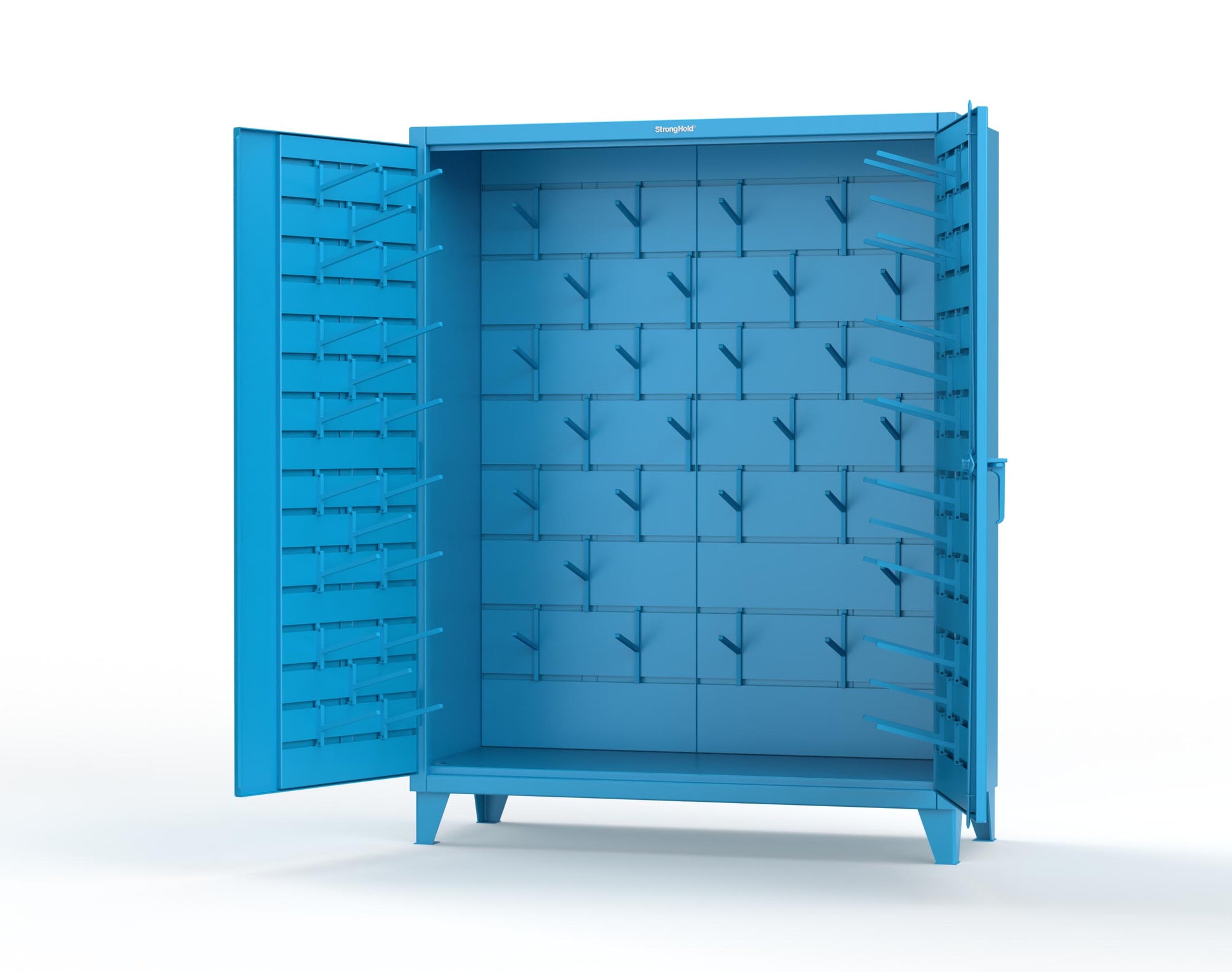 Extreme Duty 12 GA Rigging Cabinet with Hooks | 60 In. W x 24 In. D x 78 In. H - 56-BB-240W/Hooks-5012
