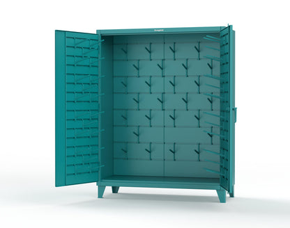 Extreme Duty 12 GA Rigging Cabinet with Hooks | 60 In. W x 24 In. D x 78 In. H - 56-BB-240W/Hooks-5021