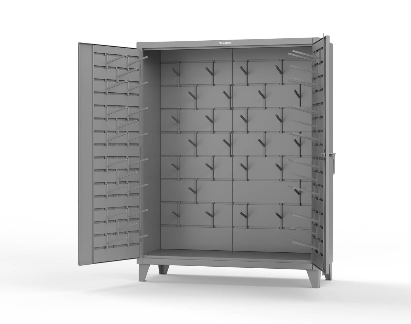 Extreme Duty 12 GA Rigging Cabinet with Hooks | 60 In. W x 24 In. D x 78 In. H - 56-BB-240W/Hooks-7037