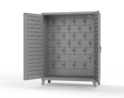 Extreme Duty 12 GA Rigging Cabinet with Hooks | 60 In. W x 24 In. D x 78 In. H - 56-BB-240W/Hooks-7037