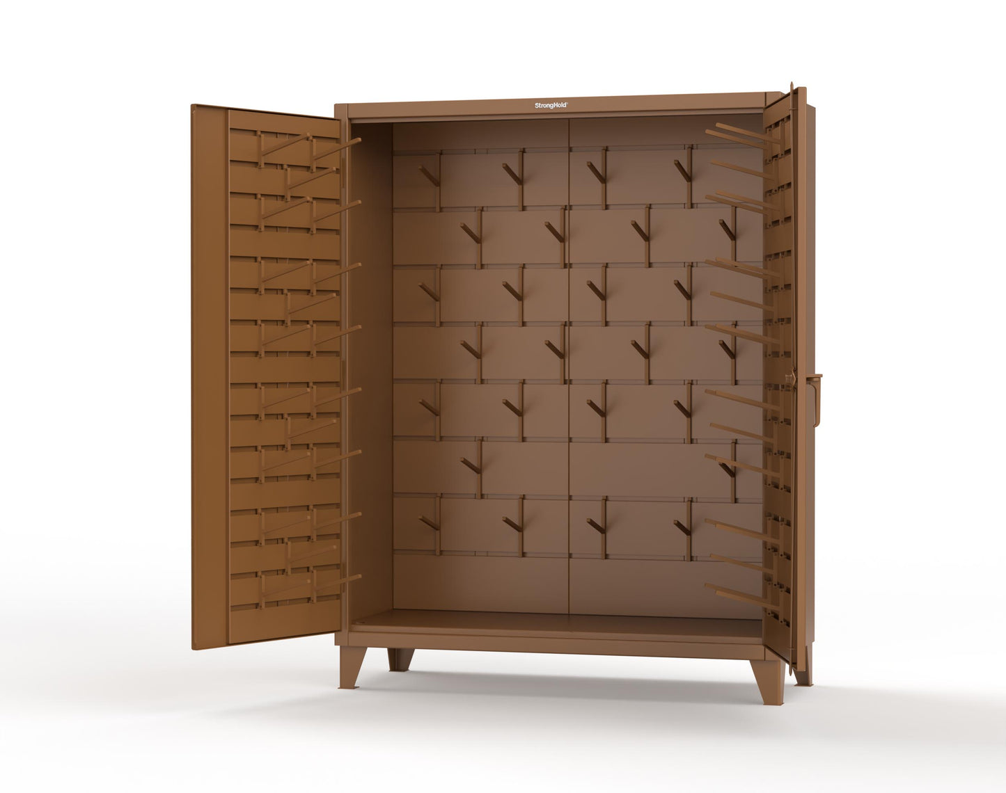 Extreme Duty 12 GA Rigging Cabinet with Hooks | 60 In. W x 24 In. D x 78 In. H - 56-BB-240W/Hooks-8008