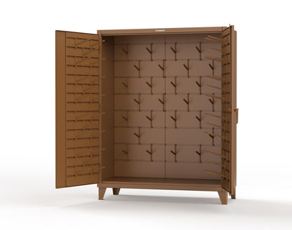 Extreme Duty 12 GA Rigging Cabinet with Hooks | 60 In. W x 24 In. D x 78 In. H - 56-BB-240W/Hooks-8008