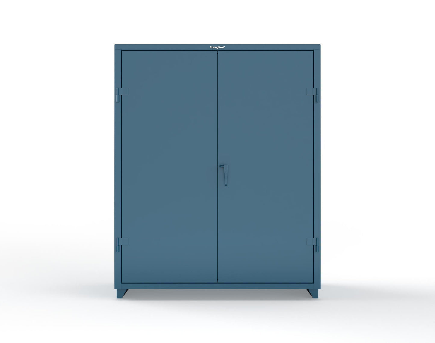 Extra Heavy Duty 14 GA Janitorial Cabinet with 3 Shelves - 60 In. W x 24 In. D x 75 In. H - 56-BC-243-L-5001