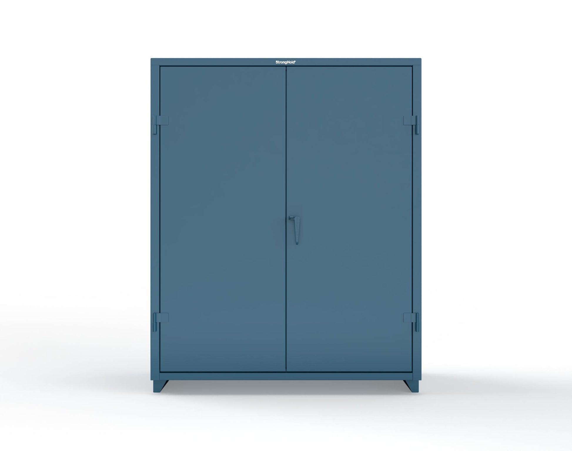 Extra Heavy Duty 14 GA Janitorial Cabinet with 3 Shelves - 60 In. W x 24 In. D x 75 In. H - 56-BC-243-L-5001