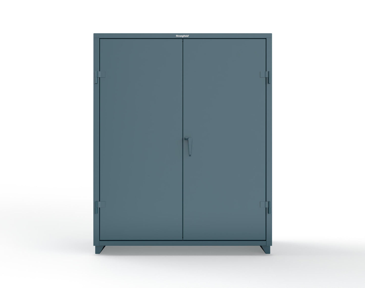 Extra Heavy Duty 14 GA Janitorial Cabinet with 4 Shelves - 60 In. W x 24 In. D x 75 In. H - 56-BC-244-L-5001