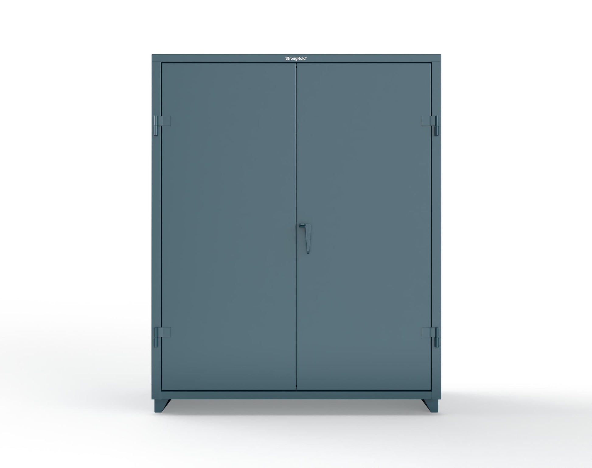 Extra Heavy Duty 14 GA Janitorial Cabinet with 4 Shelves - 60 In. W x 24 In. D x 75 In. H - 56-BC-244-L-5001