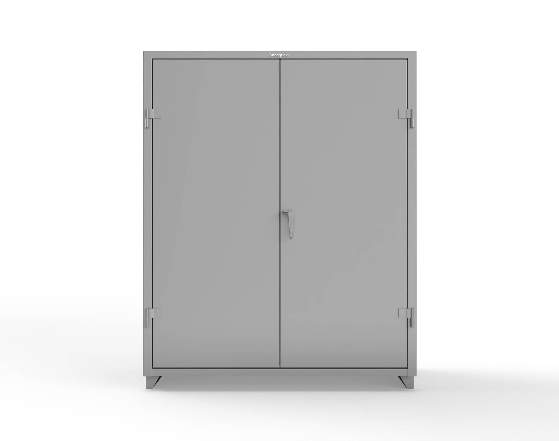 Extra Heavy Duty 14 GA Janitorial Cabinet with 4 Shelves - 60 In. W x 24 In. D x 75 In. H - 56-BC-244-L-7037