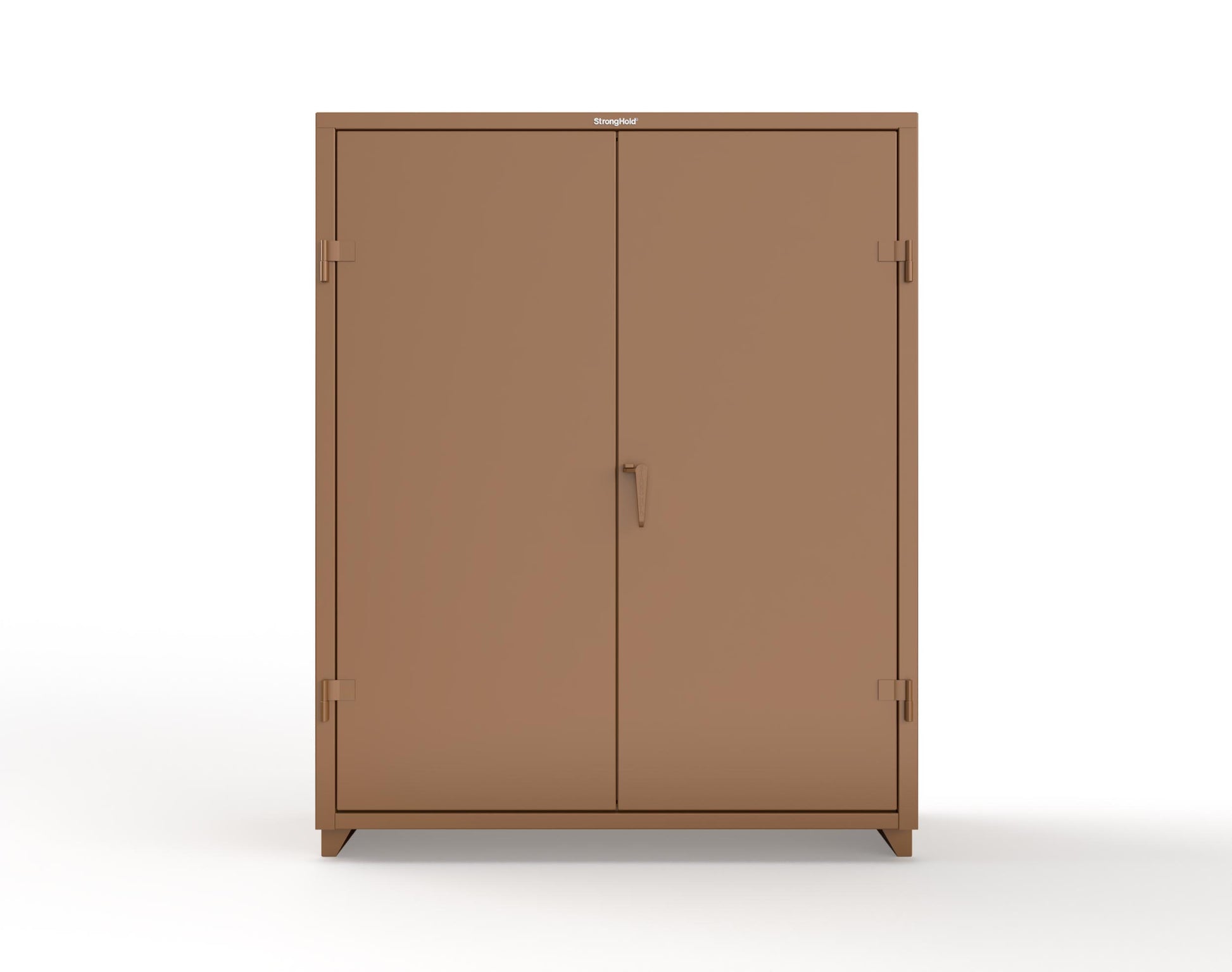 Extra Heavy Duty 14 GA Janitorial Cabinet with 4 Shelves - 60 In. W x 24 In. D x 75 In. H - 56-BC-244-L-8008