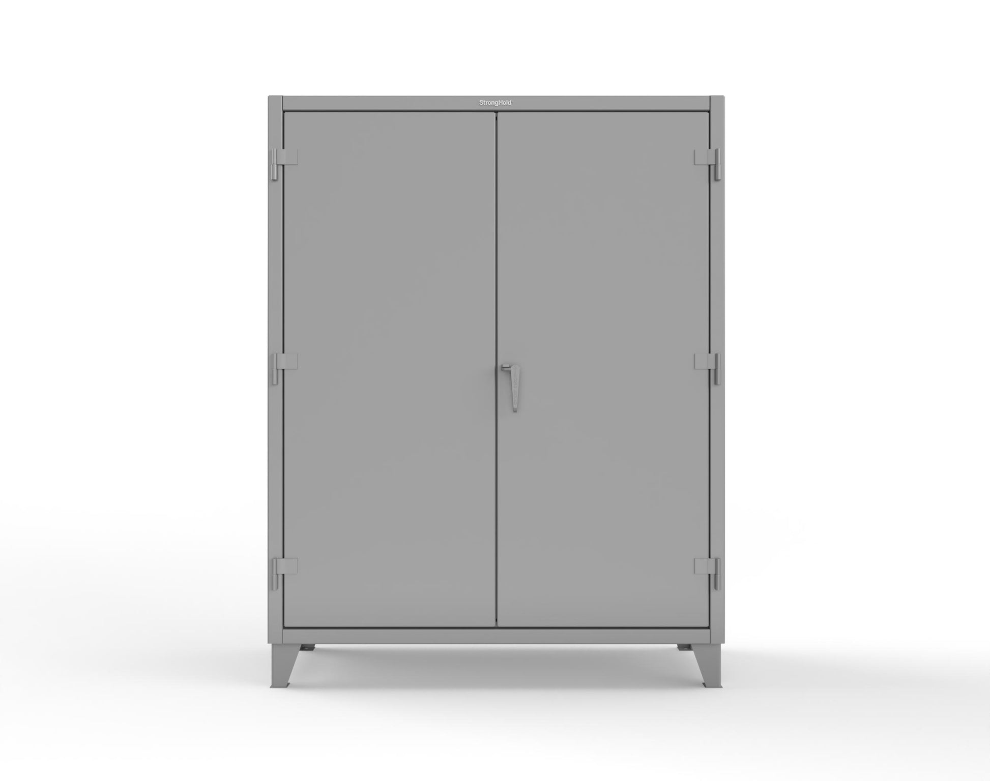 Extreme Duty 12 GA Janitorial Cabinet with 4 Shelves - 60 In. W x 24 In. D x 78 In. H - 56-BC-244-7037