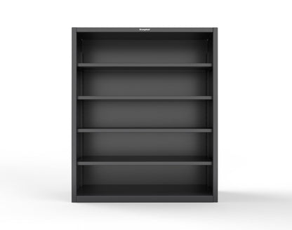 Extreme Duty 12 GA Closed Shelving Unit with 4 Shelves - 60 In. W x 24 In. D x 72 In. H - 56-CSU-244-9005