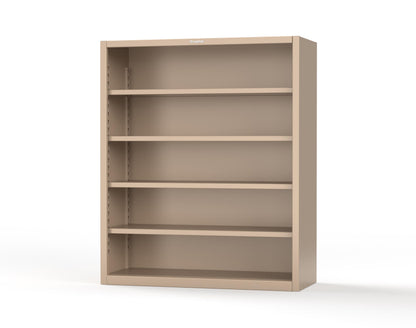 Extreme Duty 12 GA Closed Shelving Unit with 4 Shelves - 60 In. W x 24 In. D x 72 In. H - 56-CSU-244-1019