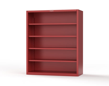 Extreme Duty 12 GA Closed Shelving Unit with 4 Shelves - 60 In. W x 24 In. D x 72 In. H - 56-CSU-244-3001