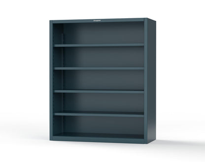 Extreme Duty 12 GA Closed Shelving Unit with 4 Shelves - 60 In. W x 24 In. D x 72 In. H - 56-CSU-244-5001