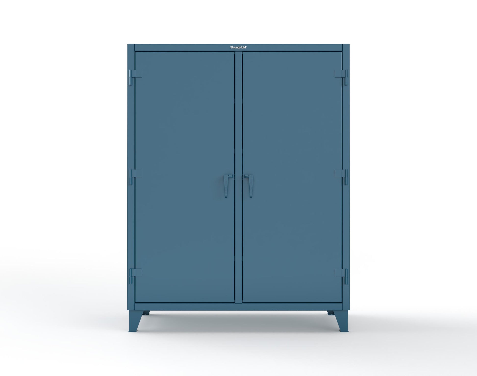 Extreme Duty 12 GA Double Shift Cabinet with 6 Drawers, 6 Shelves - 60 In. W x 24 In. D x 78 In. H - 56-DS-246-6DB-5001