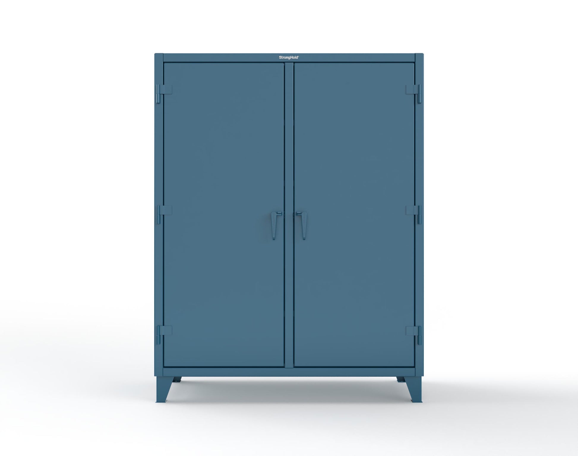Extreme Duty 12 GA Double Shift Cabinet with 8 Drawers, 6 Shelves - 60 In. W x 24 In. D x 78 In. H - 56-DS-246-8DB-5001