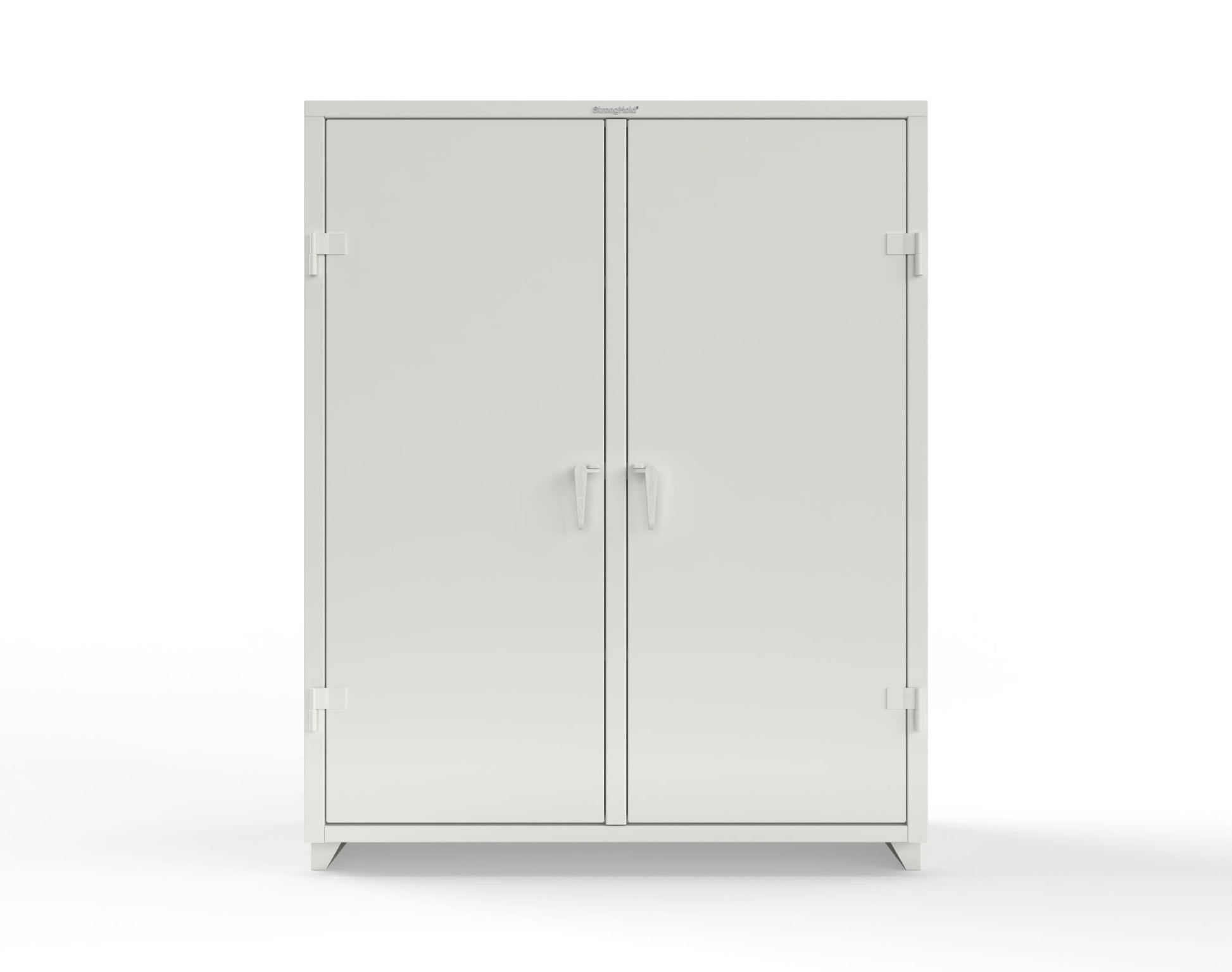 Extra Heavy Duty 14 GA Double Shift Cabinet with 6 Shelves - 60 In. W x 24 In. D x 75 In. H - 56-DS-246-L-9003