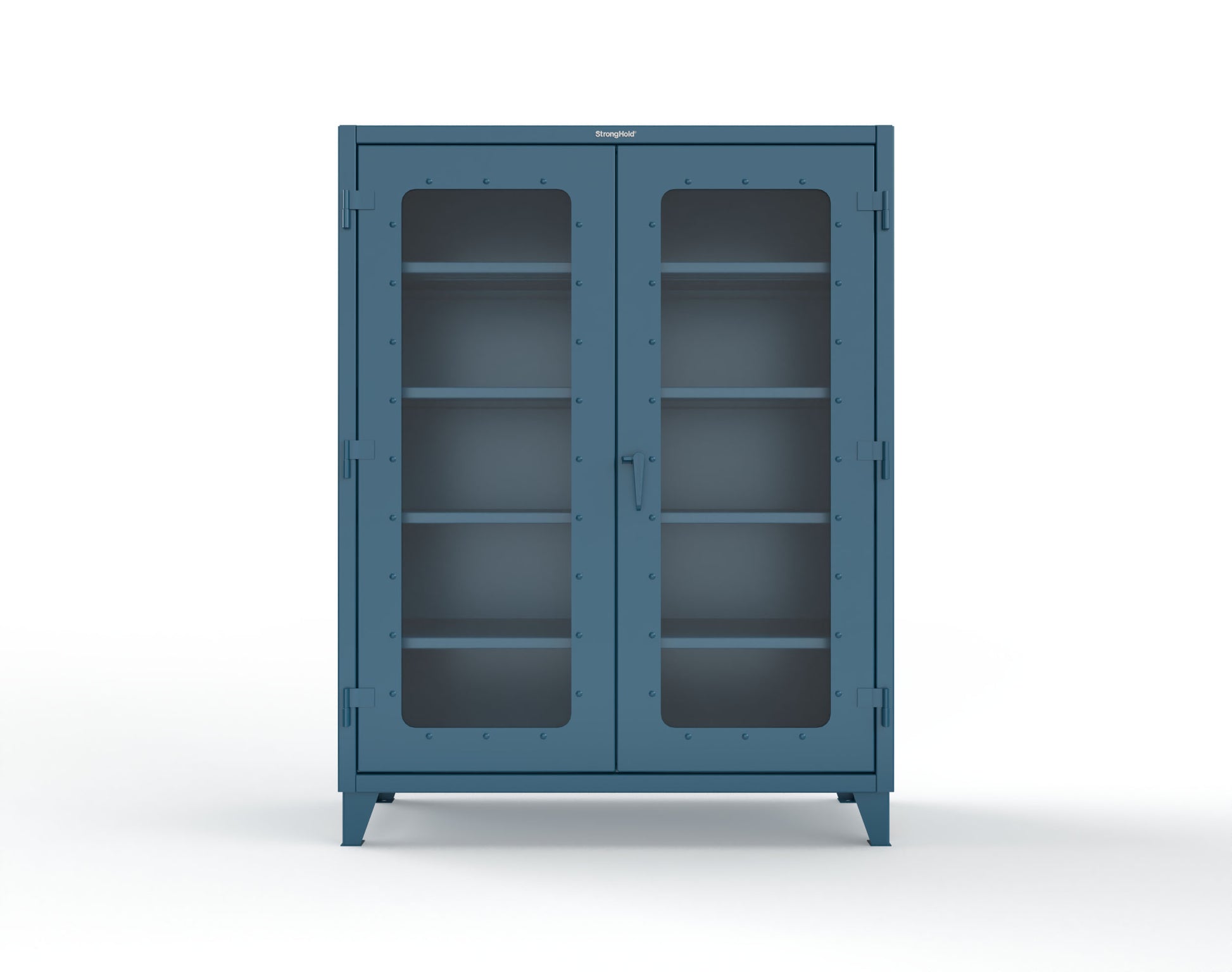 Extreme Duty 12 GA Clearview Cabinet with 4 Shelves - 60 In. W x 24 In. D x 78 In. H - 56-LD-244-5001