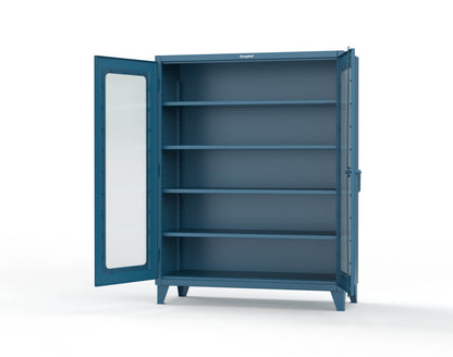 Extreme Duty 12 GA Clearview Cabinet with 4 Shelves - 60 In. W x 24 In. D x 78 In. H - 56-LD-244-5001