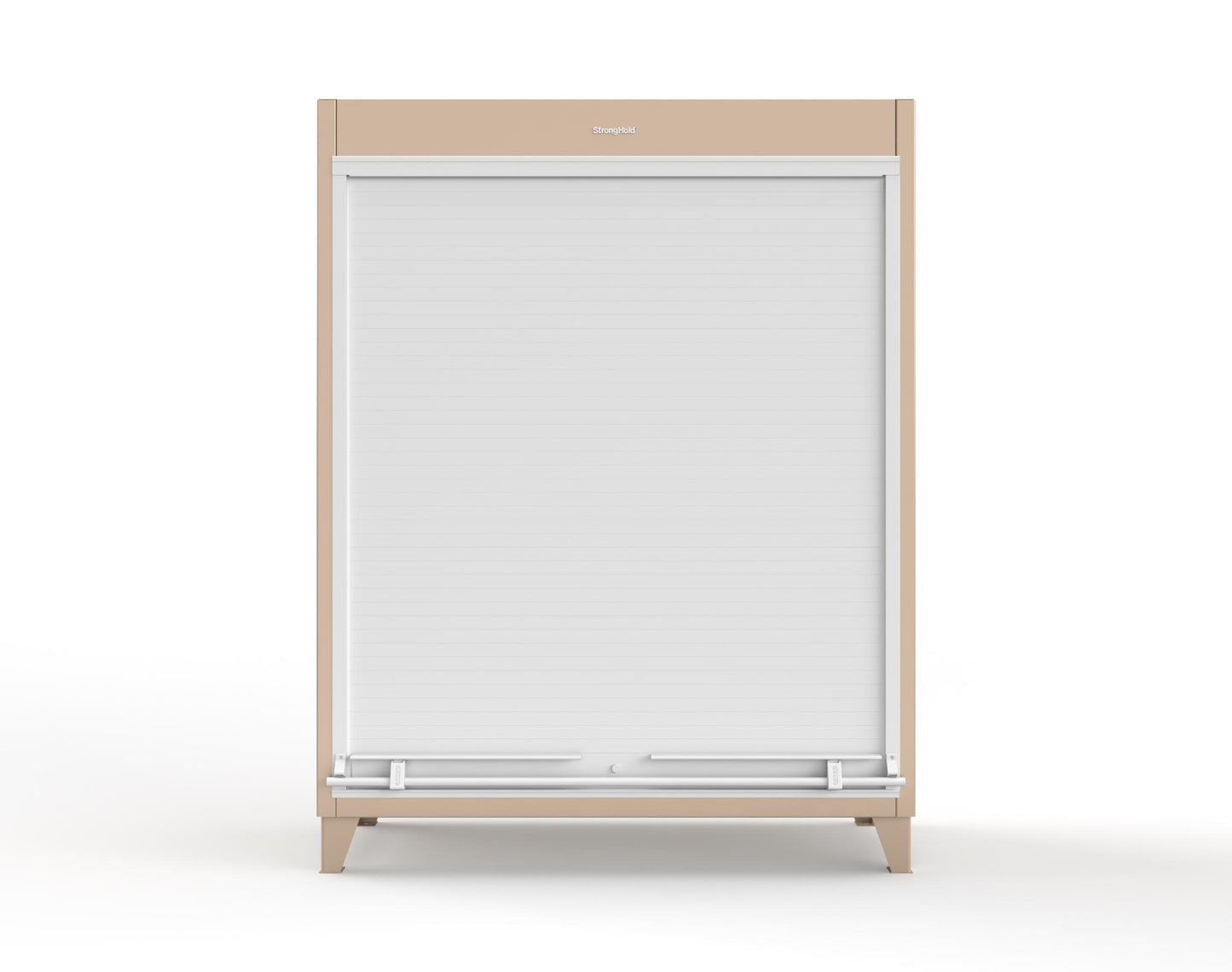 Extreme Duty 12 GA Cabinet with Roll-Up Door, 4 Shelves - 60 In. W x 24 In. D x 78 In. H - 56-RUDD-244-1019