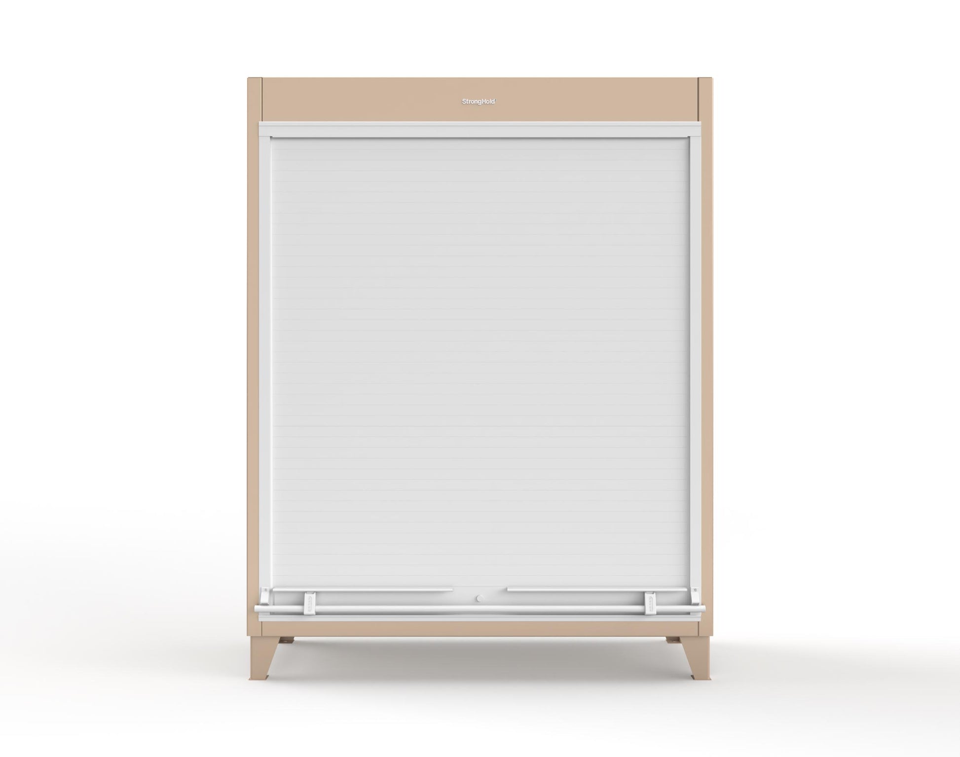 Extreme Duty 12 GA Cabinet with Roll-Up Door, 4 Shelves - 60 In. W x 24 In. D x 78 In. H - 56-RUDD-244-1019