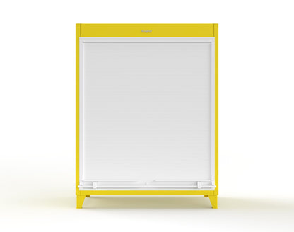 Extreme Duty 12 GA Cabinet with Roll-Up Door, 4 Shelves - 60 In. W x 24 In. D x 78 In. H - 56-RUDD-244-1021