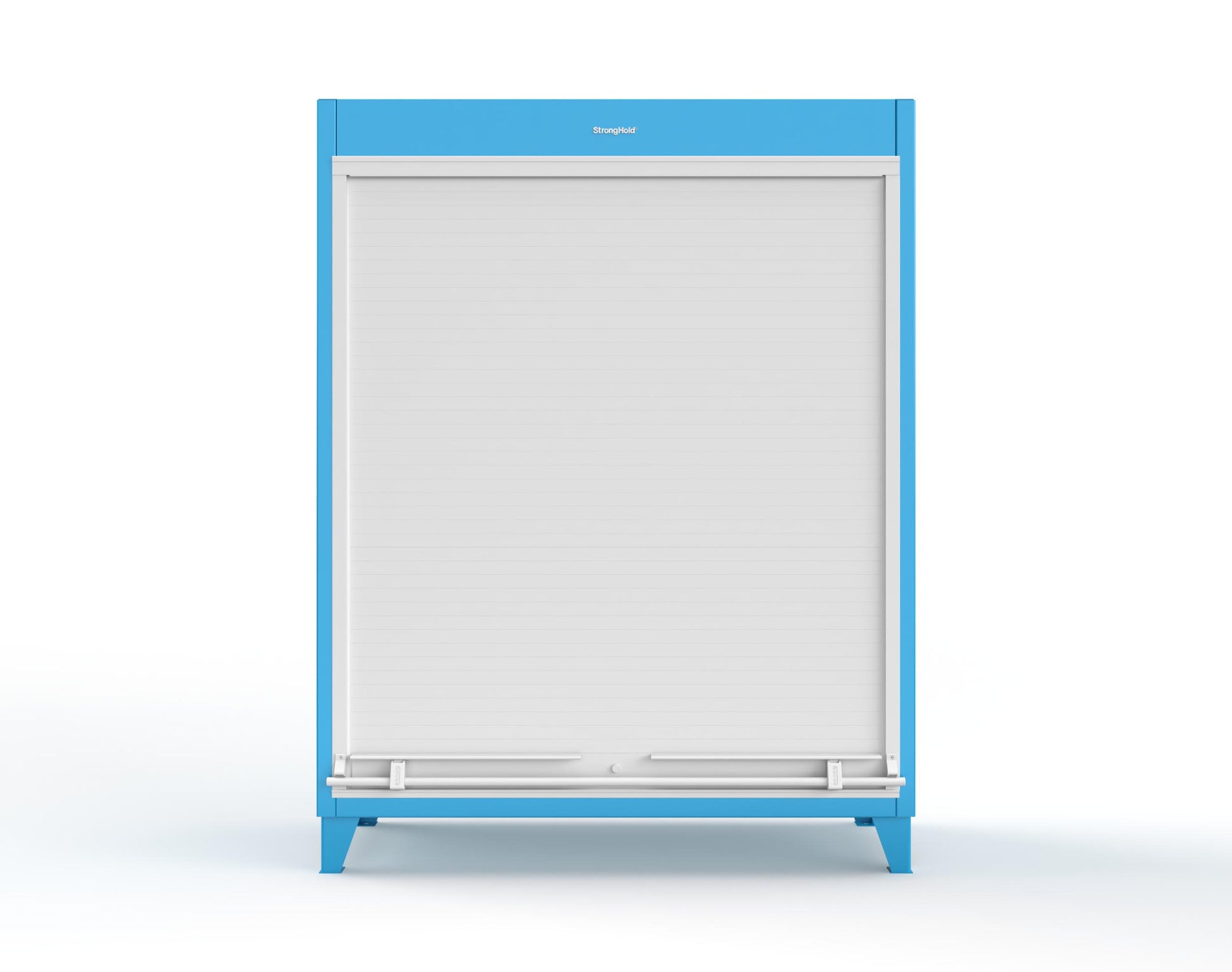 Extreme Duty 12 GA Cabinet with Roll-Up Door, 4 Shelves - 60 In. W x 24 In. D x 78 In. H - 56-RUDD-244-5012