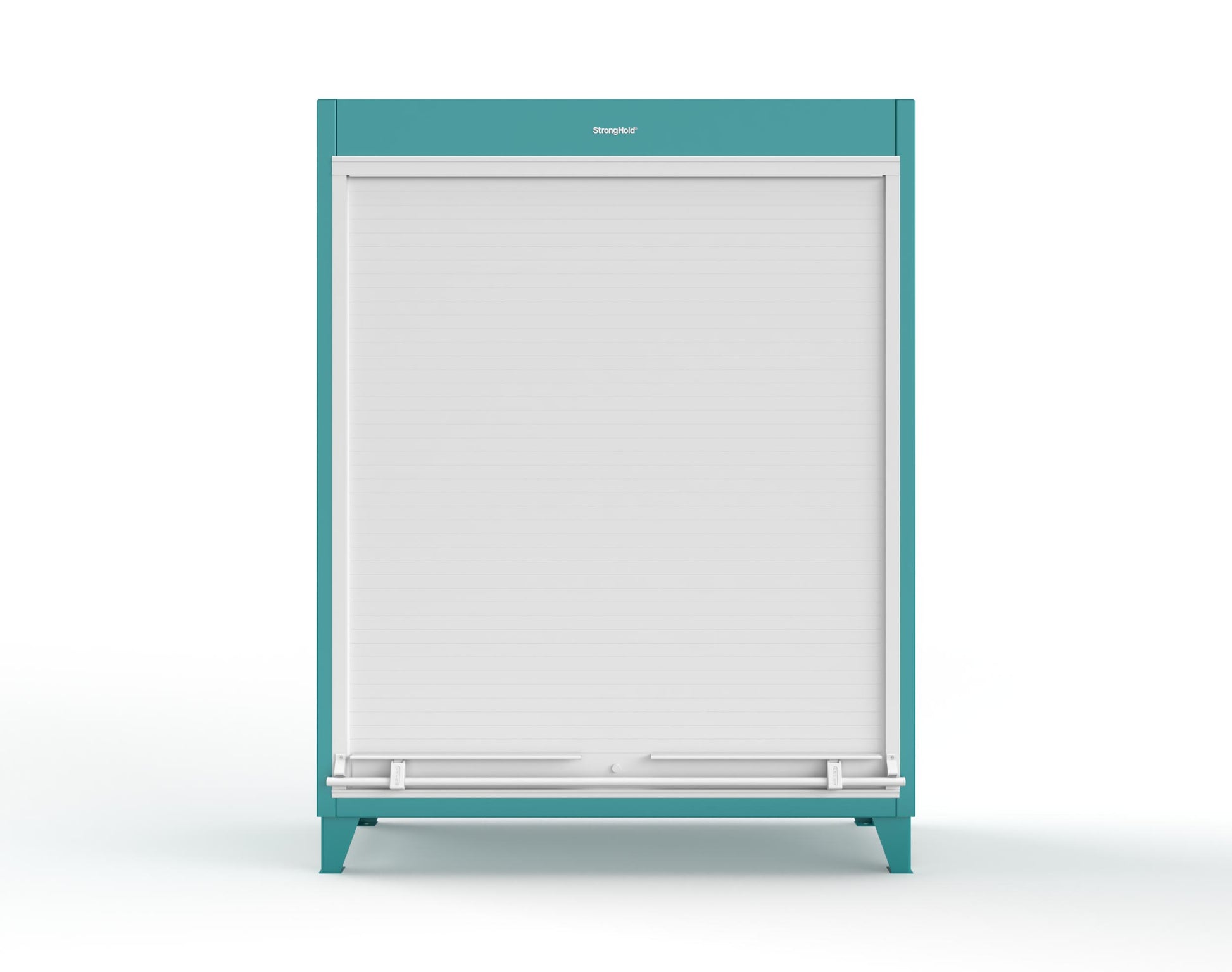 Extreme Duty 12 GA Cabinet with Roll-Up Door, 4 Shelves - 60 In. W x 24 In. D x 78 In. H - 56-RUDD-244-5021