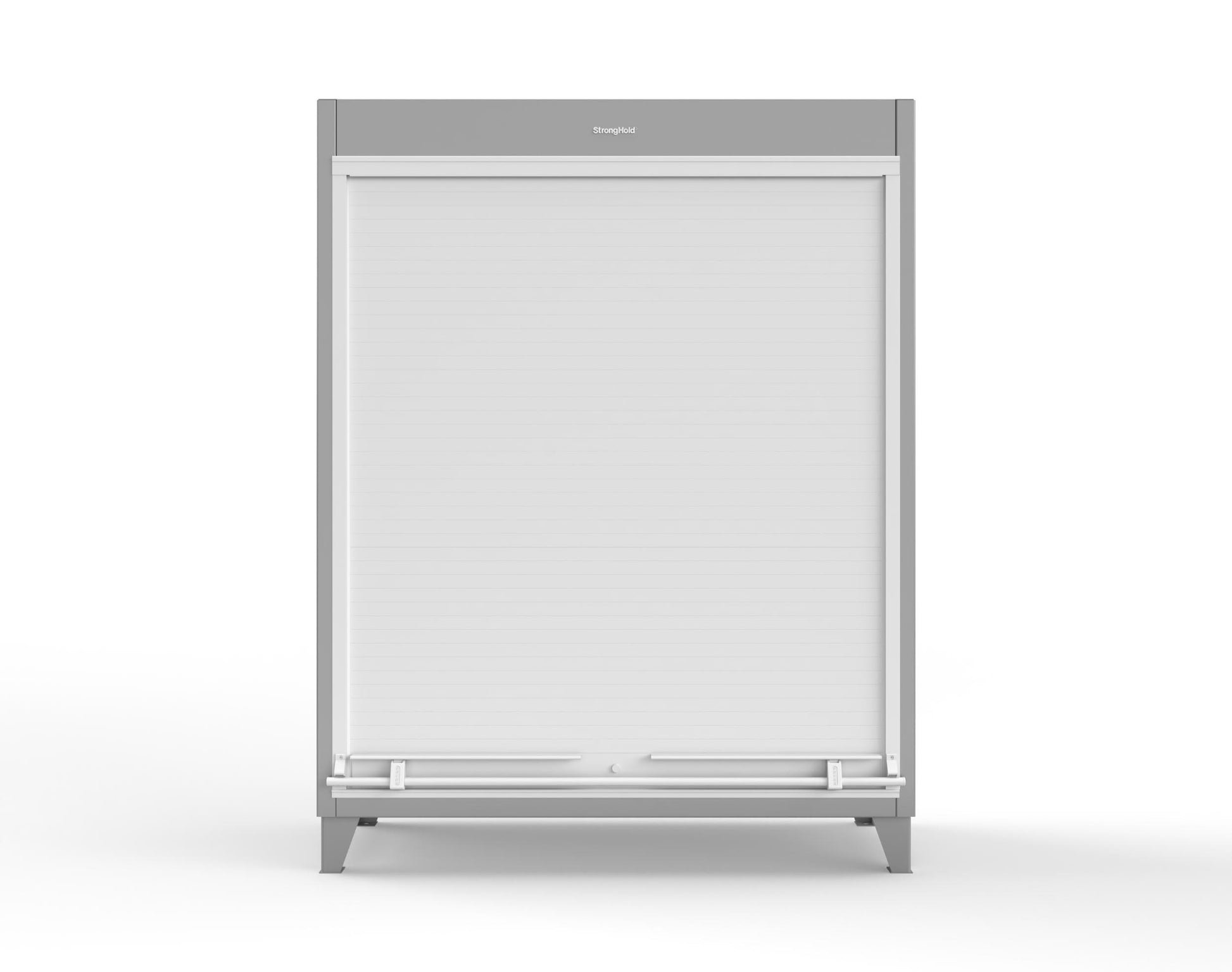 Extreme Duty 12 GA Cabinet with Roll-Up Door, 4 Shelves - 60 In. W x 24 In. D x 78 In. H - 56-RUDD-244-7037