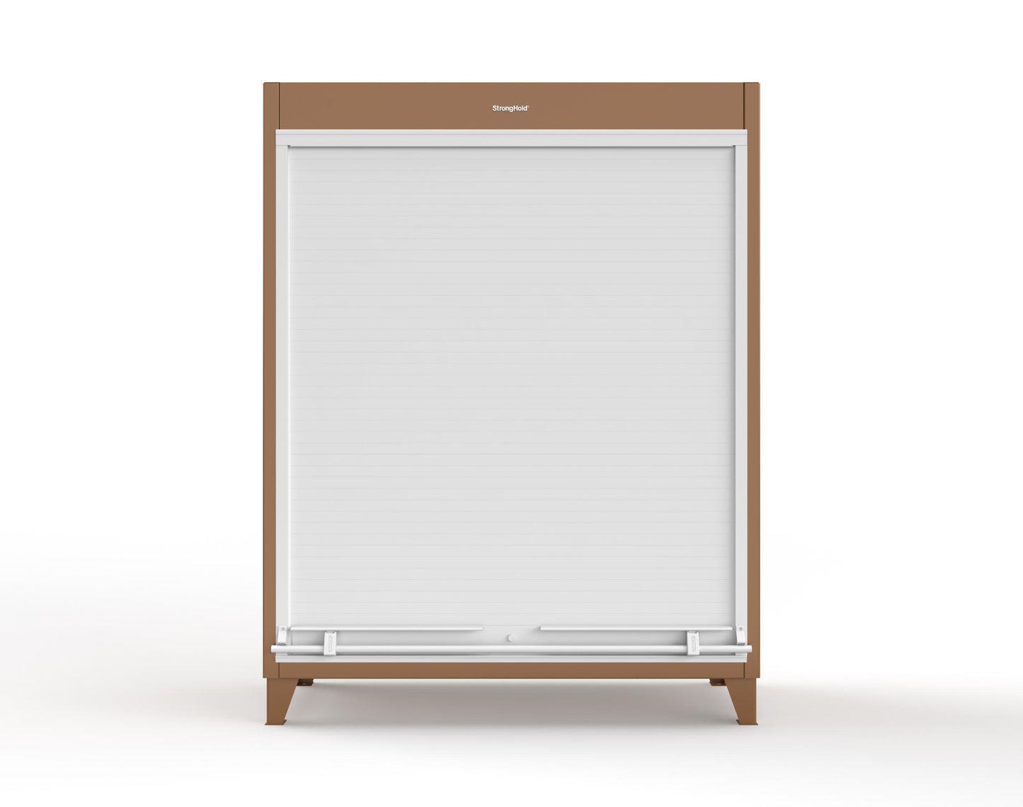 Extreme Duty 12 GA Cabinet with Roll-Up Door, 4 Shelves - 60 In. W x 24 In. D x 78 In. H - 56-RUDD-244-8008