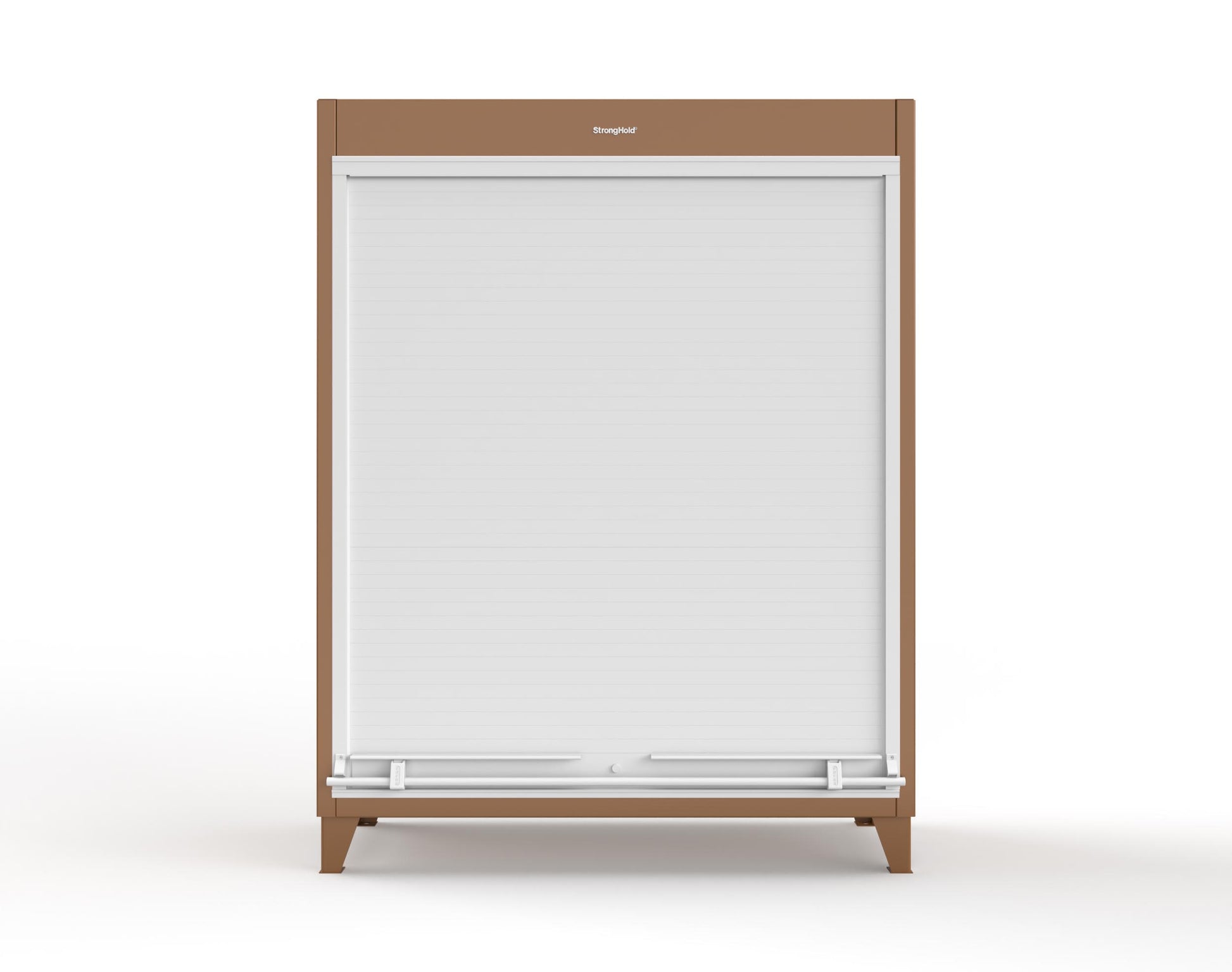 Extreme Duty 12 GA Cabinet with Roll-Up Door, 4 Shelves - 60 In. W x 24 In. D x 78 In. H - 56-RUDD-244-8008