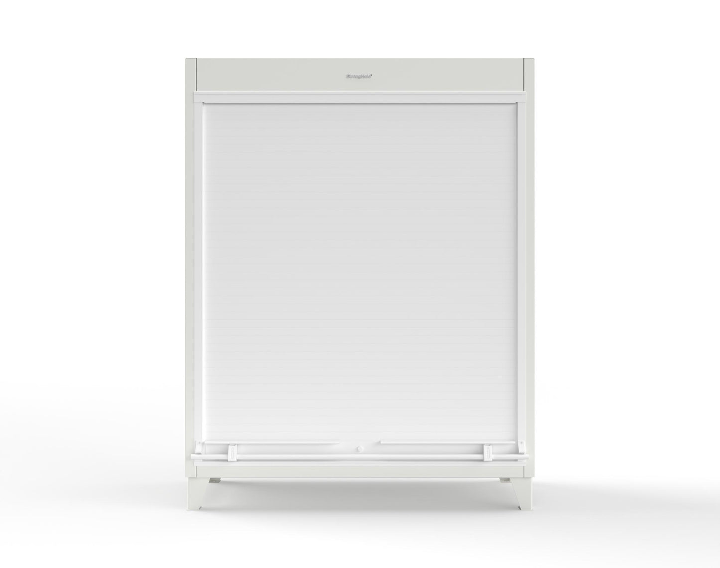 Extreme Duty 12 GA Cabinet with Roll-Up Door, 4 Shelves - 60 In. W x 24 In. D x 78 In. H - 56-RUDD-244-9003