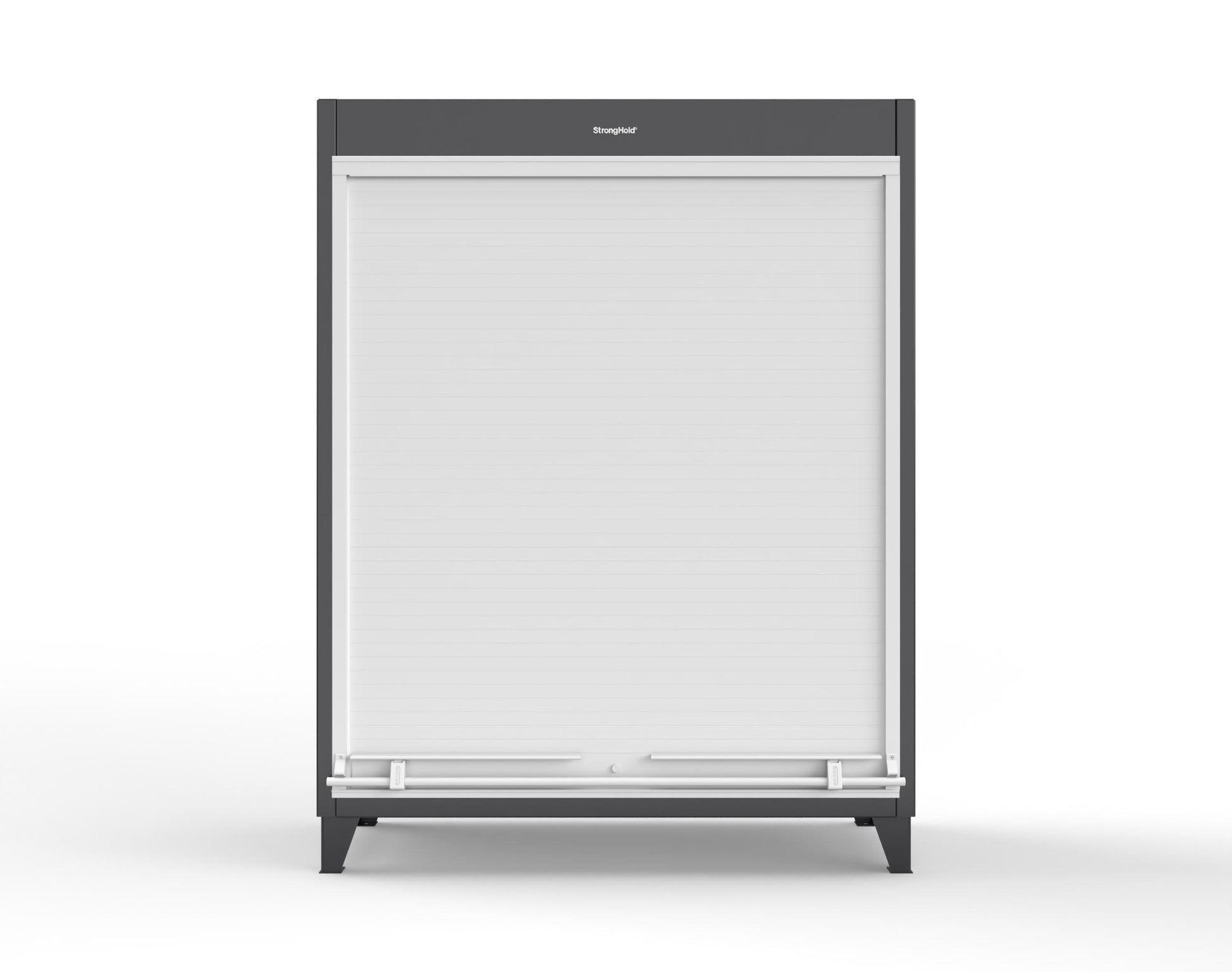 Extreme Duty 12 GA Cabinet with Roll-Up Door, 4 Shelves - 60 In. W x 24 In. D x 78 In. H - 56-RUDD-244-9005