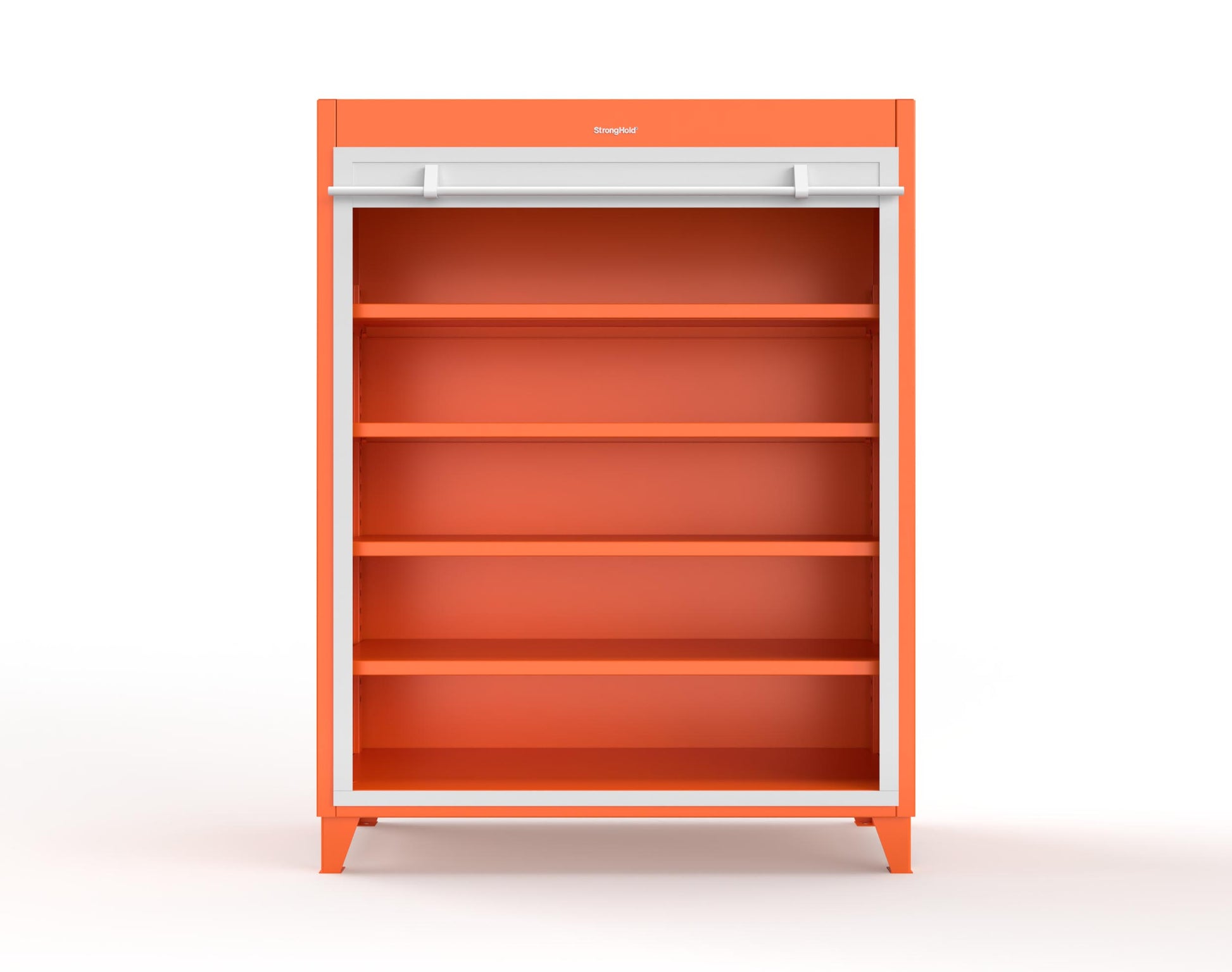 Extreme Duty 12 GA Cabinet with Roll-Up Door, 4 Shelves - 60 In. W x 24 In. D x 78 In. H - 56-RUDD-244-2009