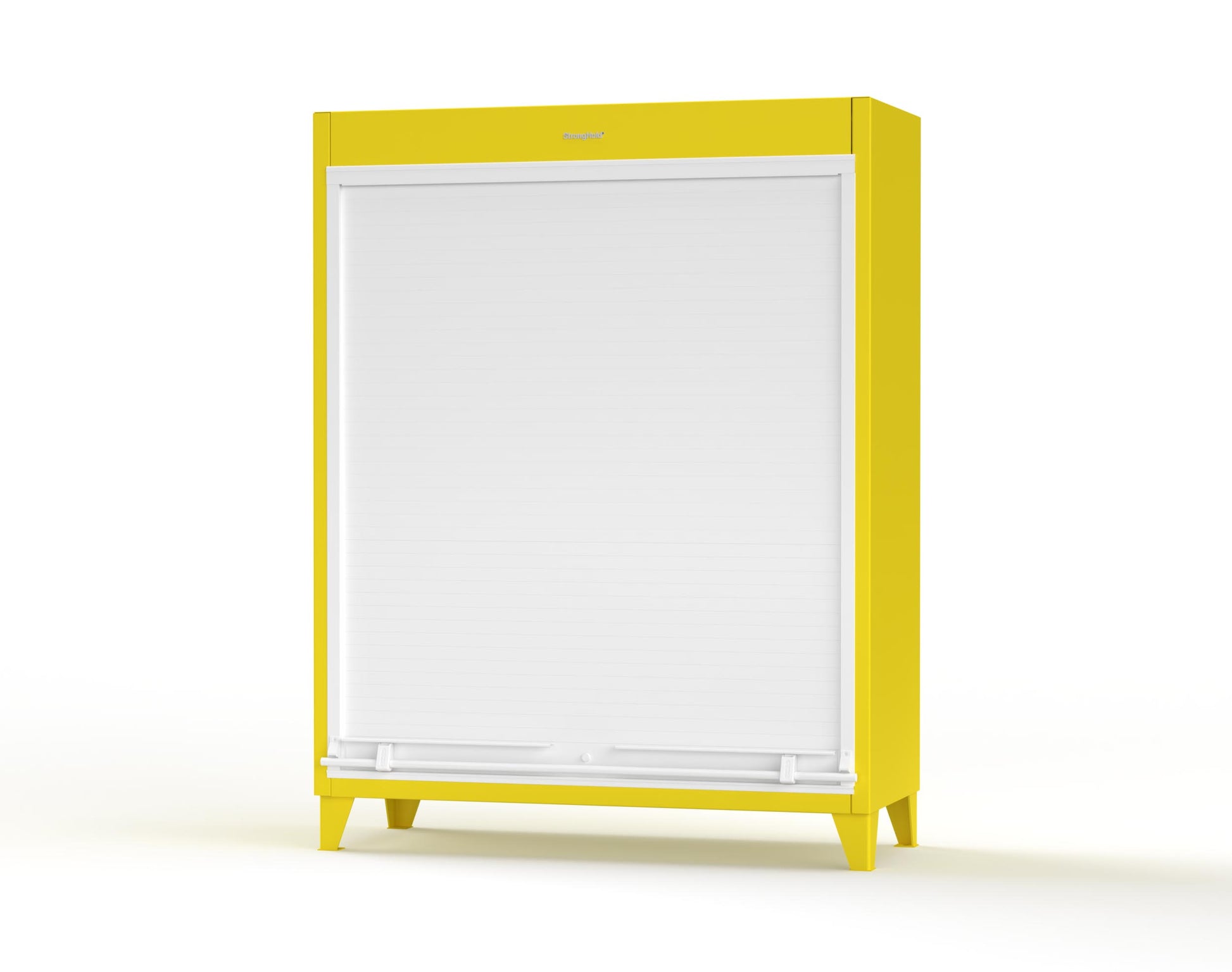 Extreme Duty 12 GA Cabinet with Roll-Up Door, 4 Shelves - 60 In. W x 24 In. D x 78 In. H - 56-RUDD-244-1021