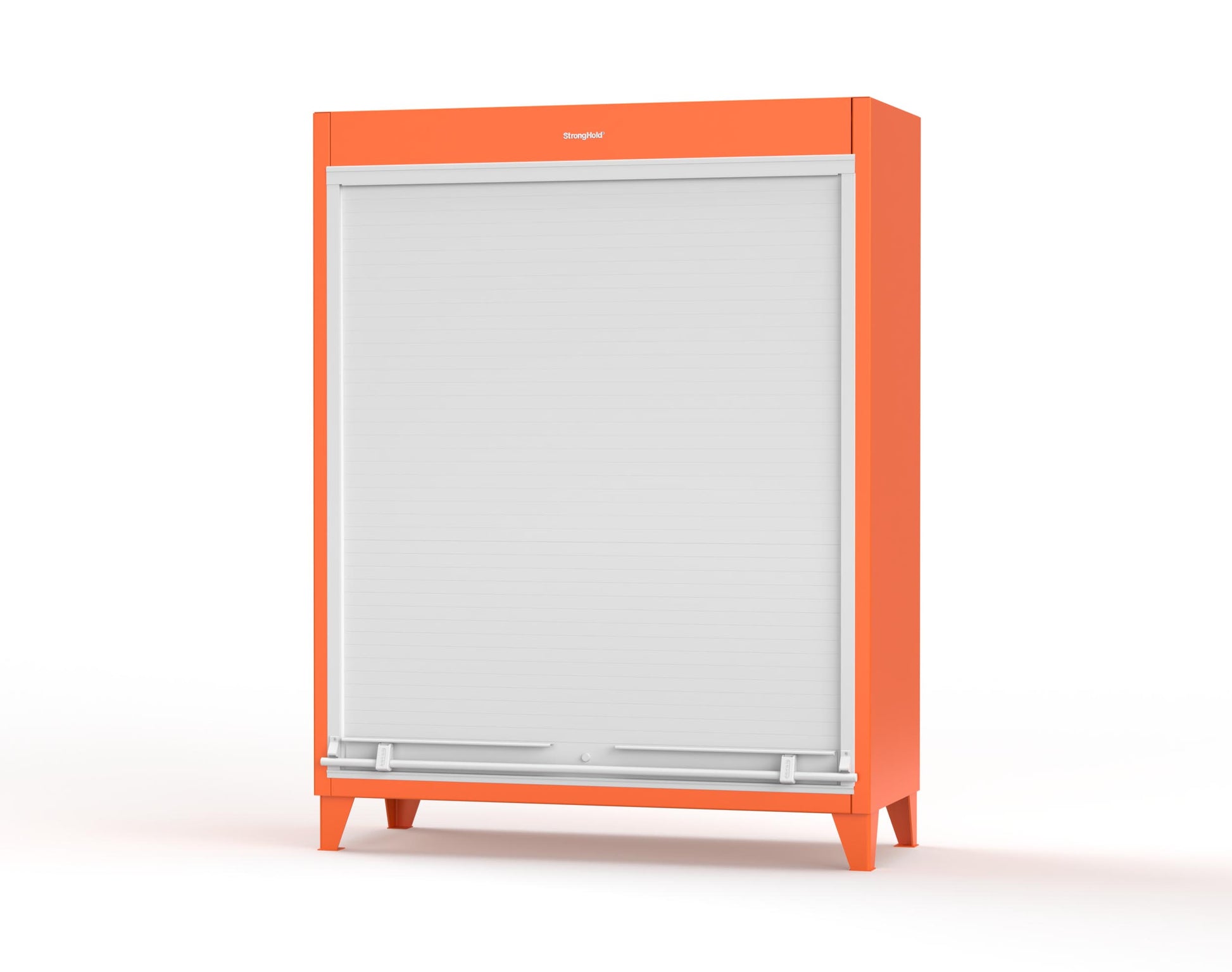 Extreme Duty 12 GA Cabinet with Roll-Up Door, 4 Shelves - 60 In. W x 24 In. D x 78 In. H - 56-RUDD-244-2009