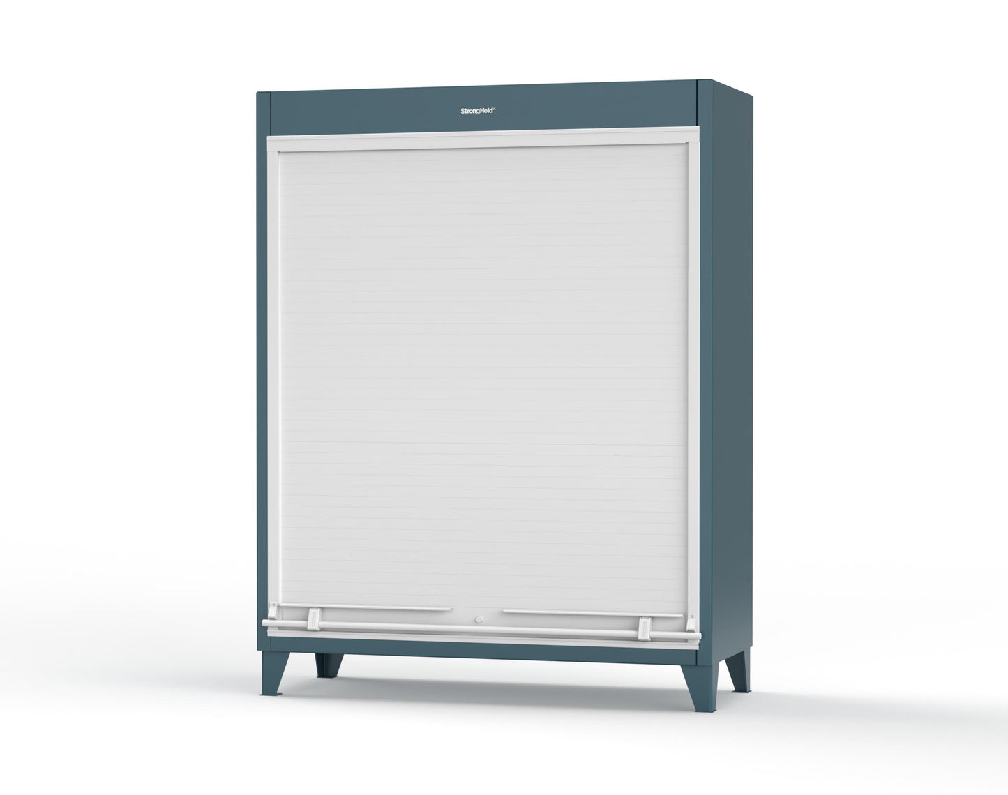 Extreme Duty 12 GA Cabinet with Roll-Up Door, 4 Shelves - 60 In. W x 24 In. D x 78 In. H - 56-RUDD-244-5001