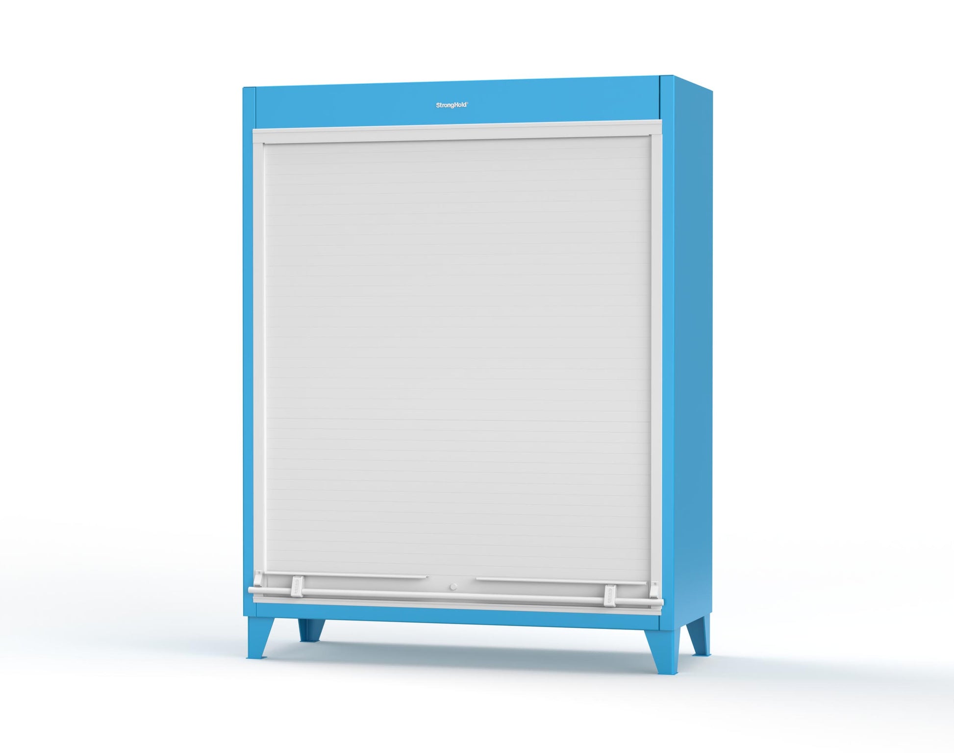 Extreme Duty 12 GA Cabinet with Roll-Up Door, 4 Shelves - 60 In. W x 24 In. D x 78 In. H - 56-RUDD-244-5012