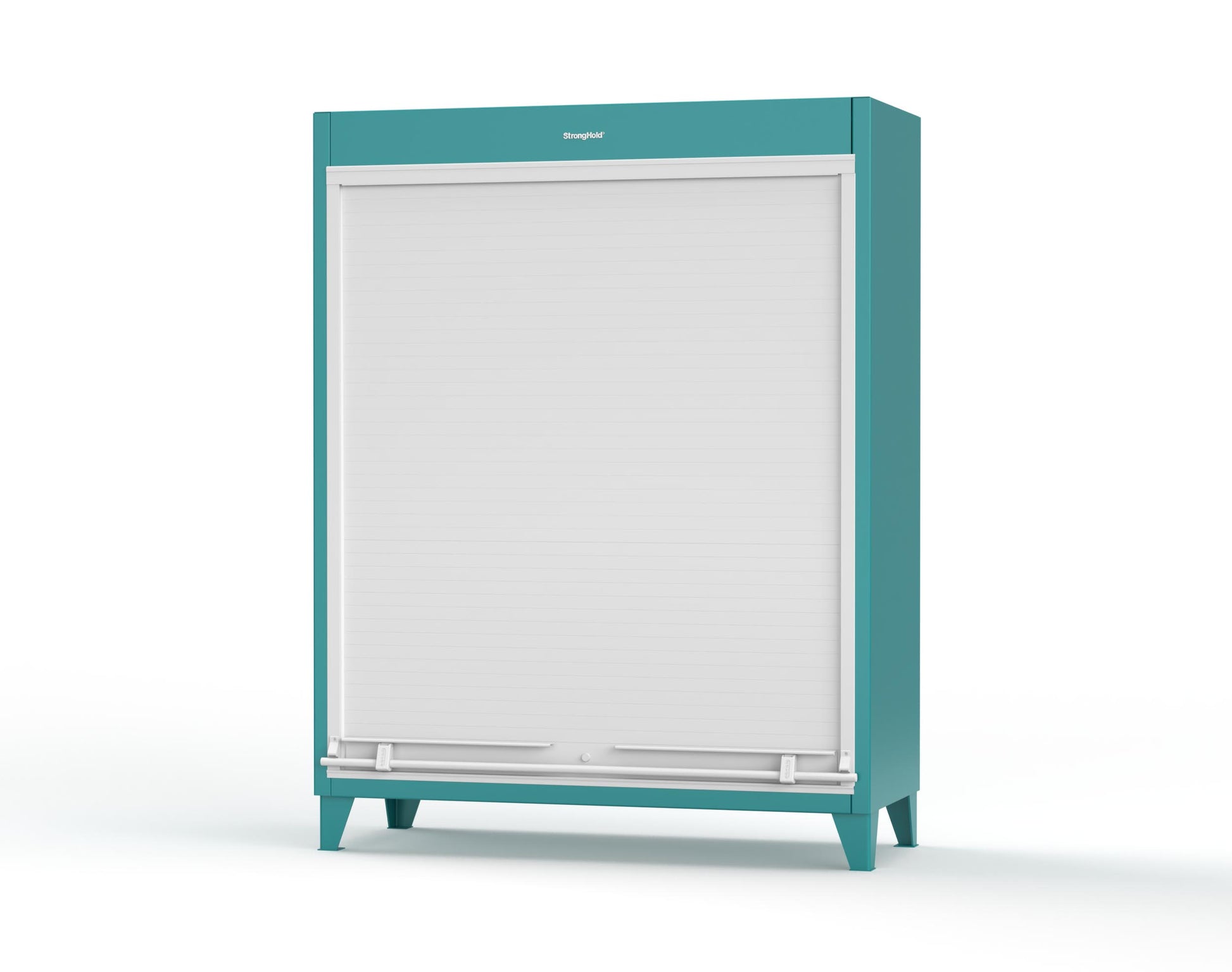 Extreme Duty 12 GA Cabinet with Roll-Up Door, 4 Shelves - 60 In. W x 24 In. D x 78 In. H - 56-RUDD-244-5021