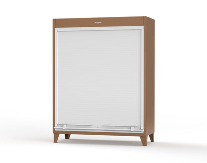 Extreme Duty 12 GA Cabinet with Roll-Up Door, 4 Shelves - 60 In. W x 24 In. D x 78 In. H - 56-RUDD-244-8008