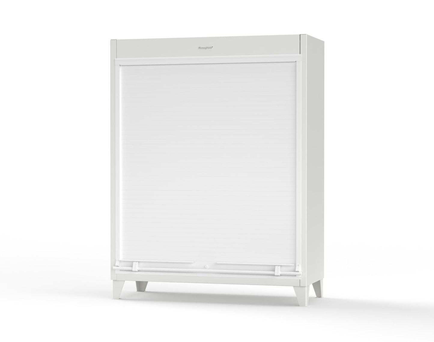 Extreme Duty 12 GA Cabinet with Roll-Up Door, 4 Shelves - 60 In. W x 24 In. D x 78 In. H - 56-RUDD-244-9003