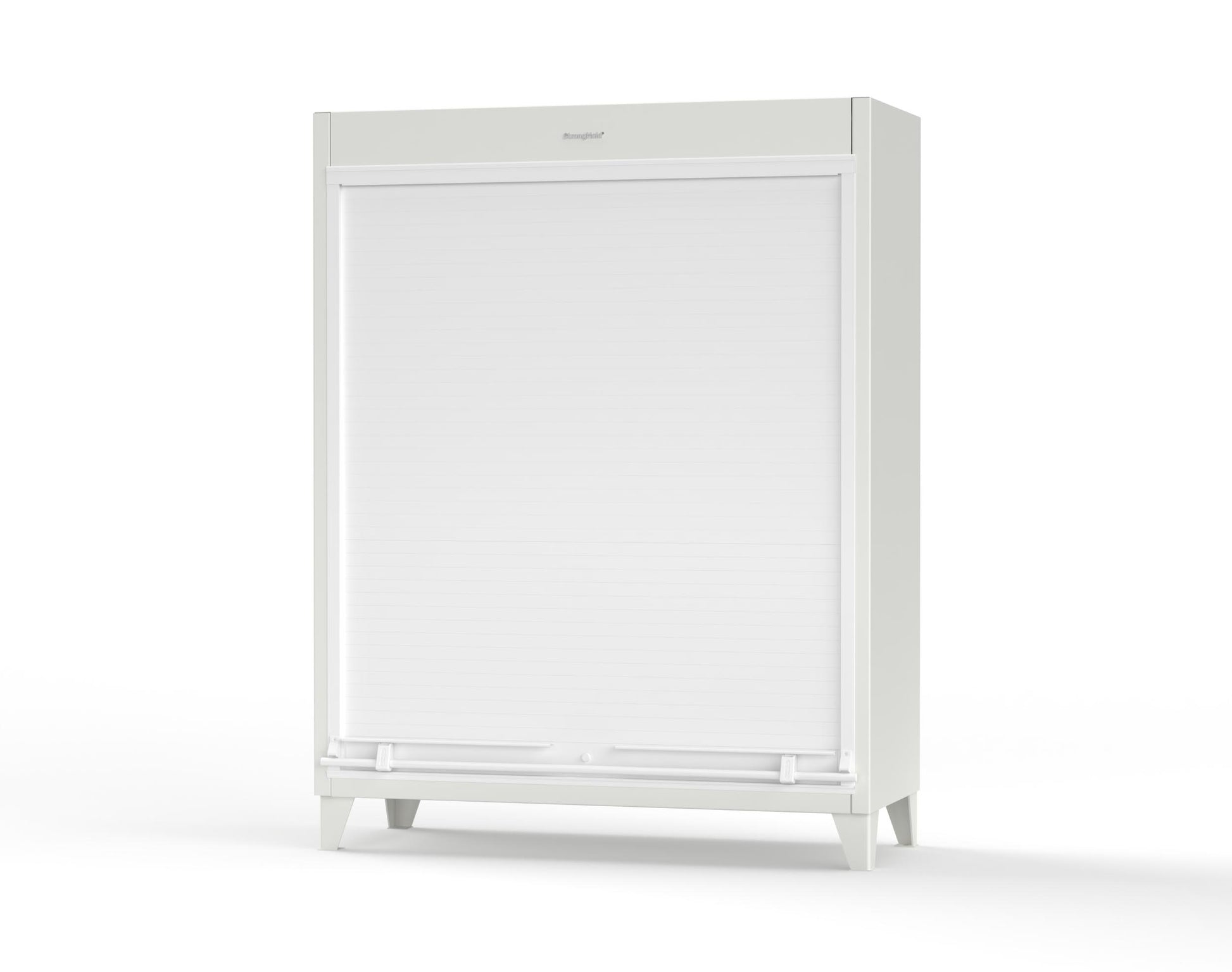 Extreme Duty 12 GA Cabinet with Roll-Up Door, 4 Shelves - 60 In. W x 24 In. D x 78 In. H - 56-RUDD-244-9003