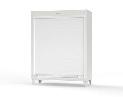Extreme Duty 12 GA Cabinet with Roll-Up Door, 4 Shelves - 60 In. W x 24 In. D x 78 In. H - 56-RUDD-244-9003