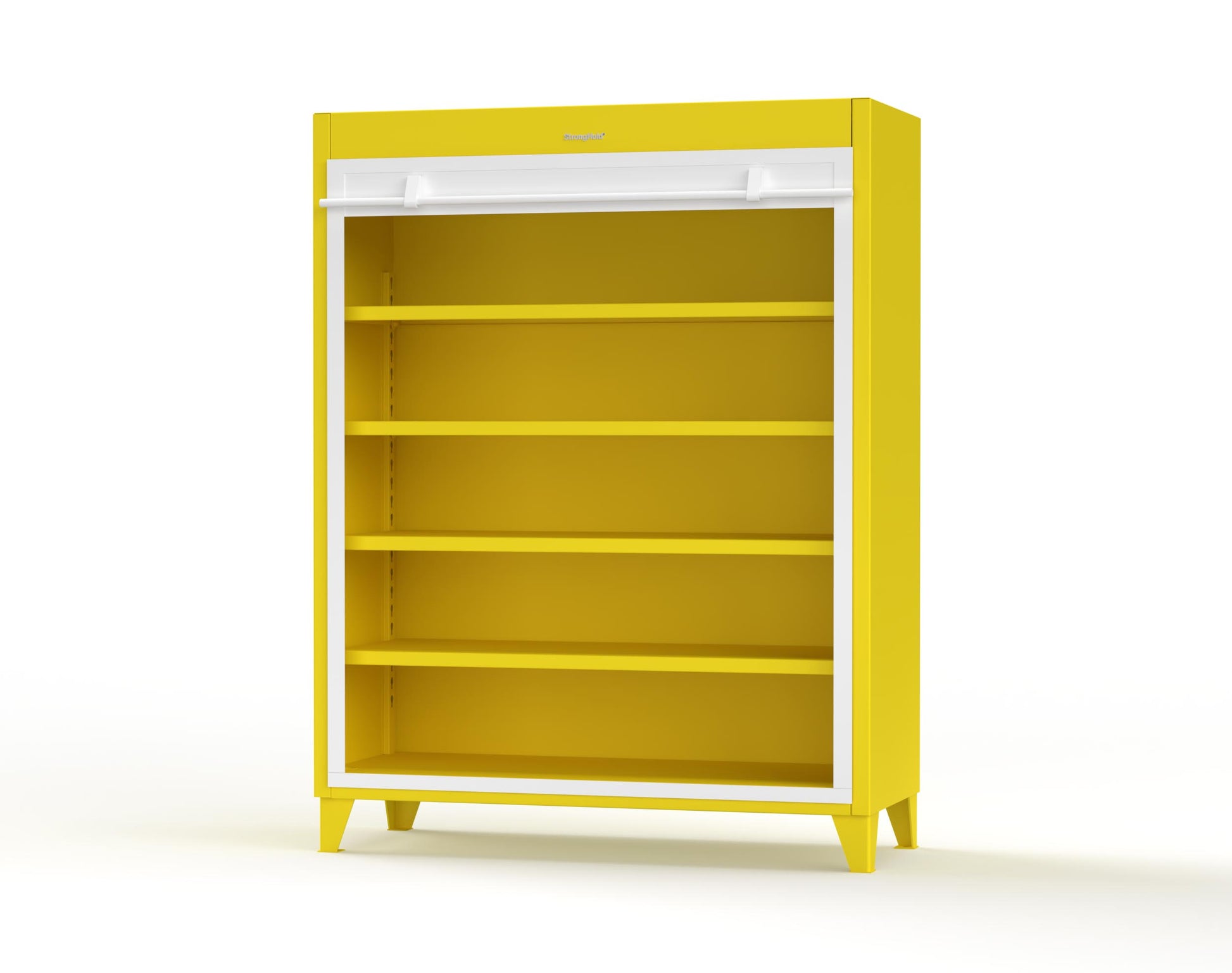 Extreme Duty 12 GA Cabinet with Roll-Up Door, 4 Shelves - 60 In. W x 24 In. D x 78 In. H - 56-RUDD-244-1021