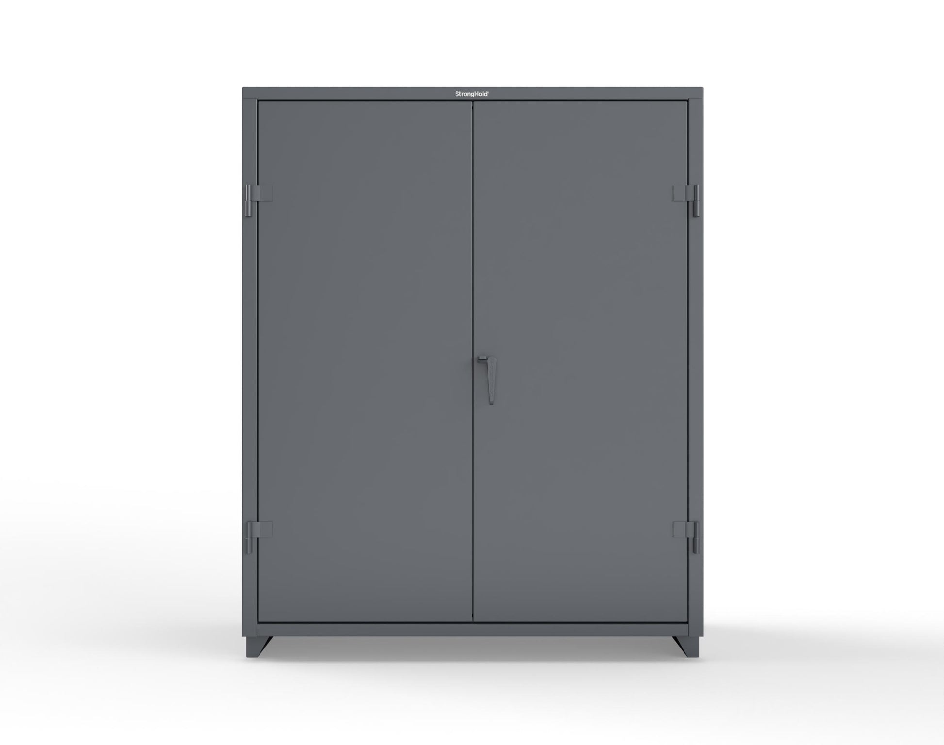 Extra Heavy Duty 14 GA Uniform Cabinet with 7 Drawers, 3 Shelves - 60 In. W x 24 In. D x 75 In. H - 56-W-243-7DB-L-7024